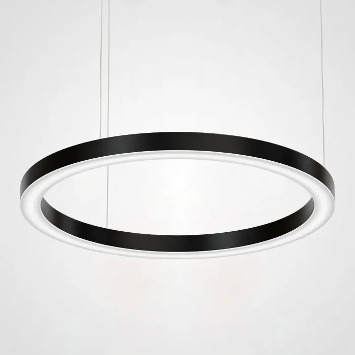 Люстра Light Ring Horizontal D80 Черный от ImperiumLoft