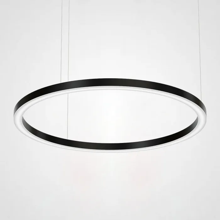 Люстра Light Ring Horizontal D120 Черный от ImperiumLoft