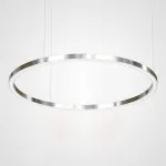 Люстра Light Ring Horizontal D150 Хром от ImperiumLoft