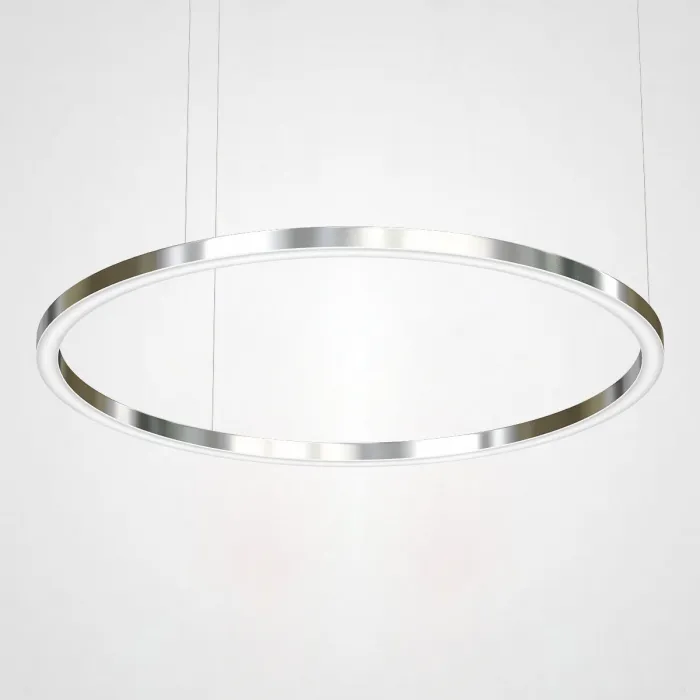 Люстра Light Ring Horizontal D150 Хром от ImperiumLoft