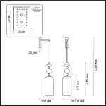 Бра Odeon Light Candy 1 4861/1WA Цвет плафонов белый Цвет арматуры золото от ImperiumLoft