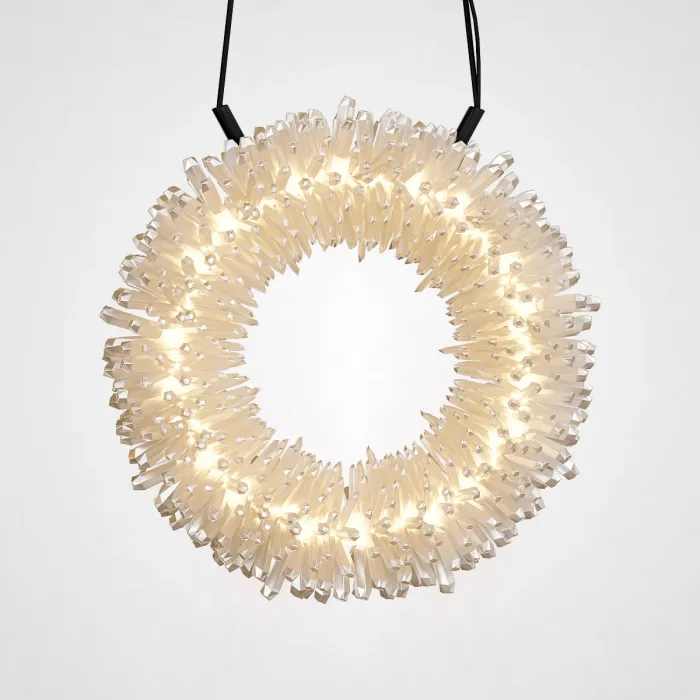 Подвесной светильник ROSLYN RING chrome D 40 от ImperiumLoft