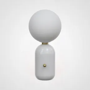Настольная лампа Parachilna Aballs white (D20)