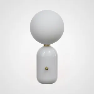 Настольная лампа Parachilna Aballs white (D20)