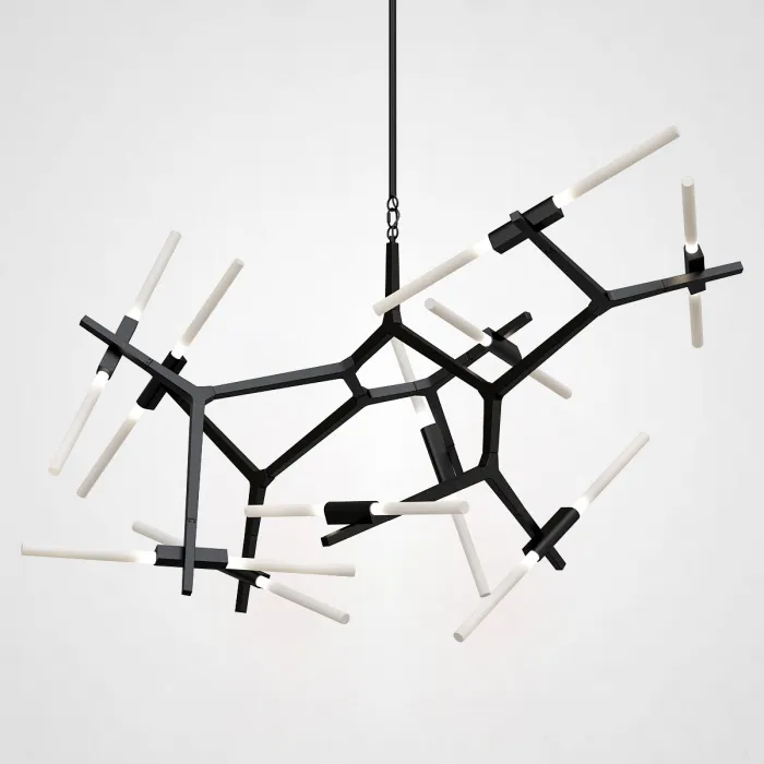 Люстра Агнес Chandelier Summer 20 Black от ImperiumLoft