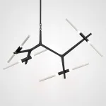 Люстра Агнес Chandelier Summer 8 Black от ImperiumLoft