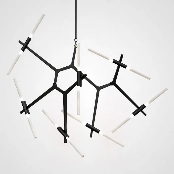 Люстра Агнес Chandelier Summer 14 Black от ImperiumLoft