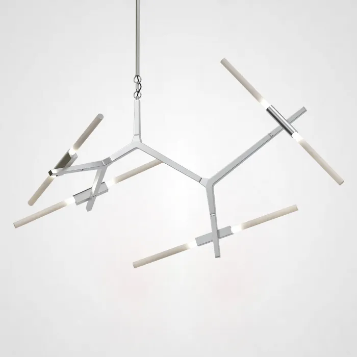 Люстра Агнес Chandelier Summer 8 Silver от ImperiumLoft