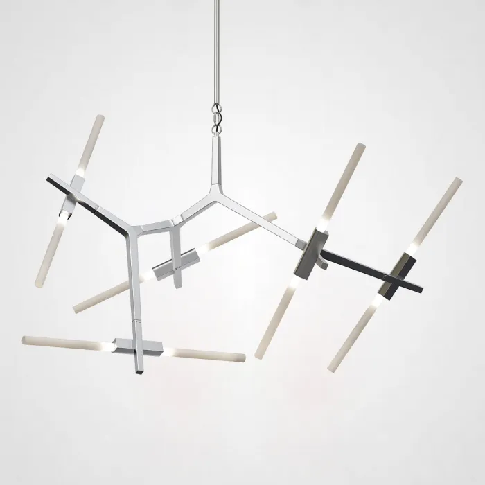 Люстра Агнес Chandelier Summer 10 Silver от ImperiumLoft