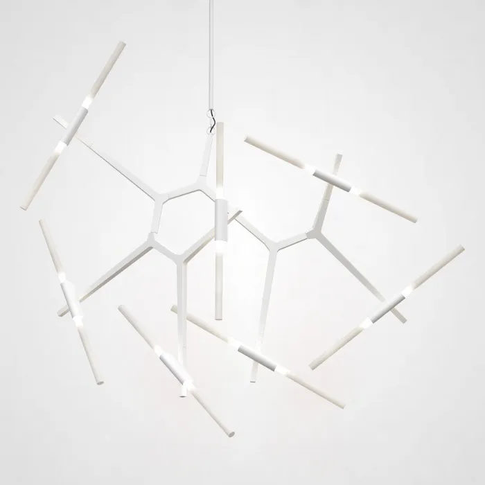 Люстра Агнес Chandelier Summer 14 White от ImperiumLoft