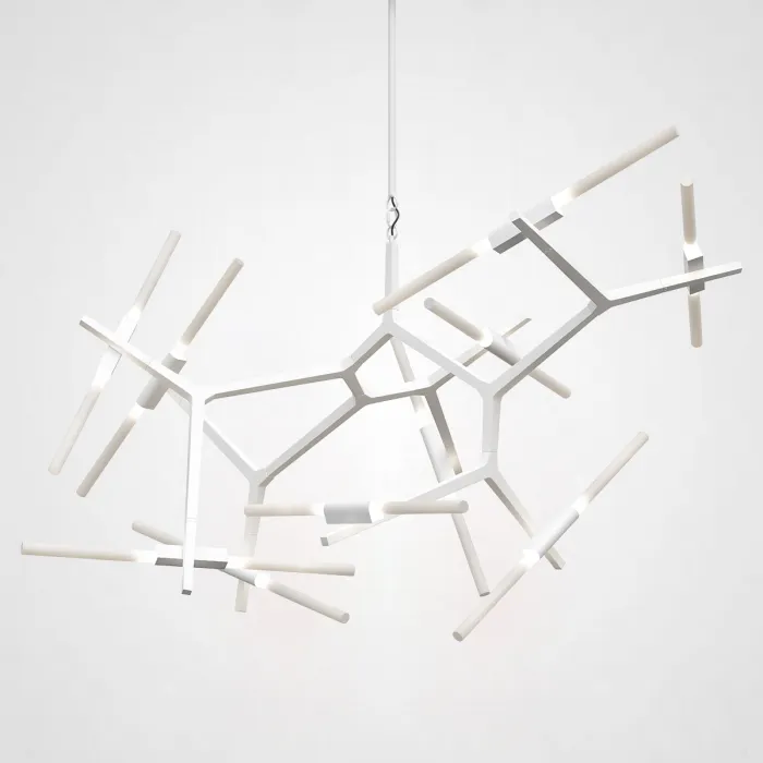 Люстра Агнес Chandelier Summer 20 White от ImperiumLoft