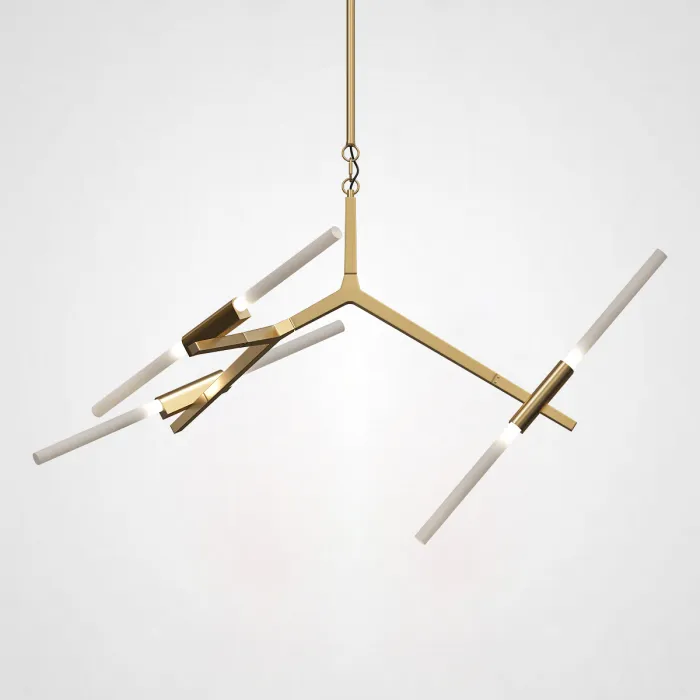 Люстра Агнес Chandelier Summer 6 Gold от ImperiumLoft