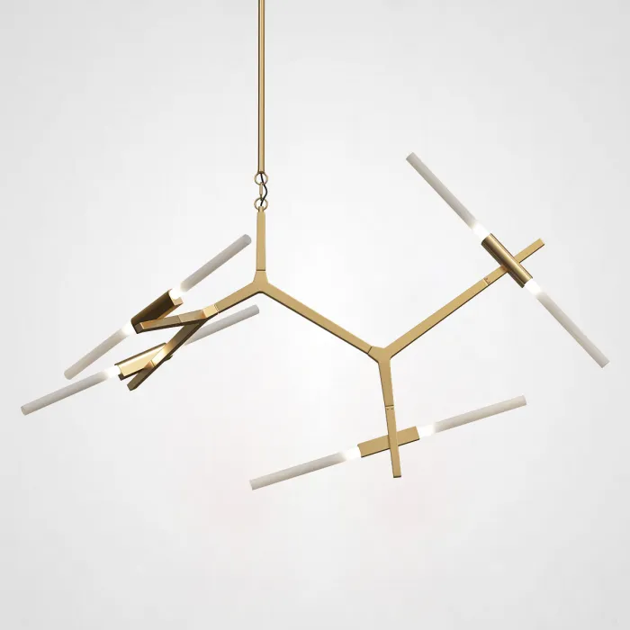 Люстра Агнес Chandelier Summer 8 Gold от ImperiumLoft