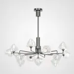 Люстра на штанге ICE 13 lamps Black от ImperiumLoft