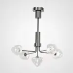 Люстра на штанге ICE 5 lamps Black от ImperiumLoft