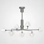 Люстра на штанге ICE 7 lamps Black от ImperiumLoft