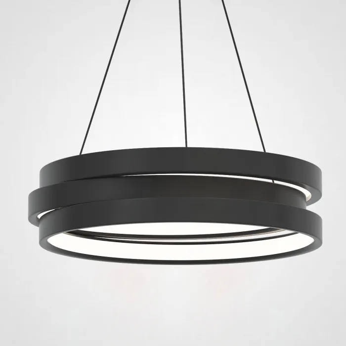 Подвесной кольцевой светильник GALO  D52,5 Black от ImperiumLoft