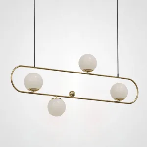 Подвесной реечный светильник HOOP L120 Bronze