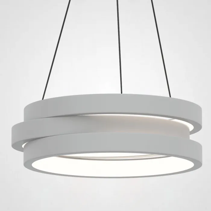 Подвесной кольцевой светильник GALO  D42,5 White от ImperiumLoft