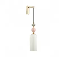 Бра Odeon Light Candy 1 4861/1WA Цвет плафонов белый Цвет арматуры золото