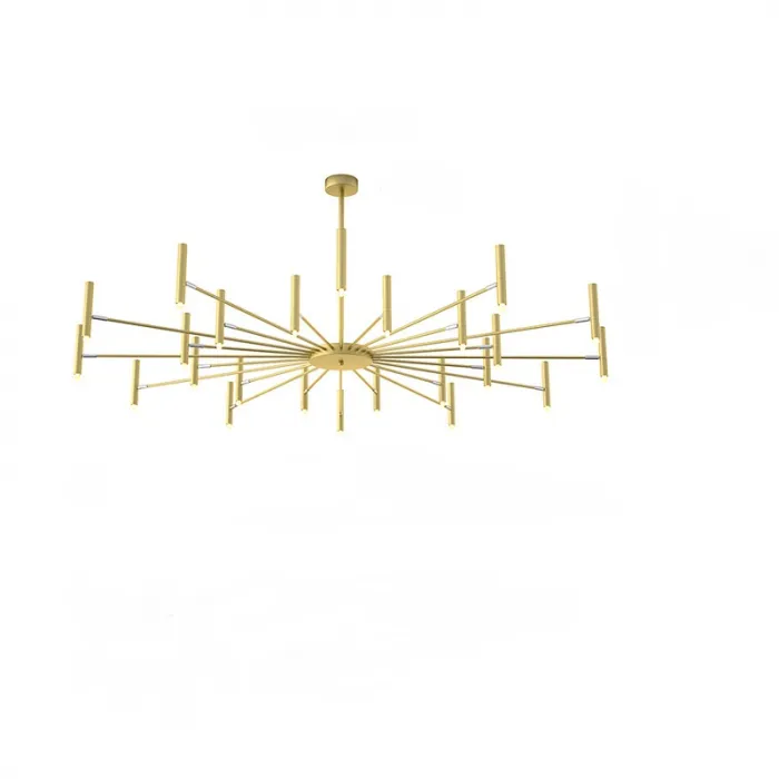 Люстра POP P40 Chandelier 24 lamps D180 Mod.B Gold от ImperiumLoft