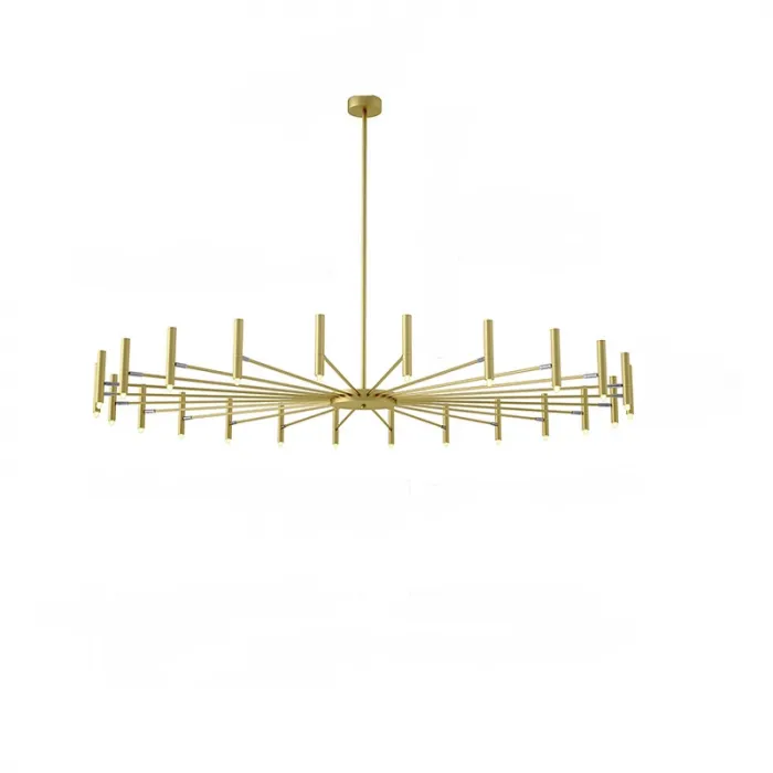 Люстра POP P40 Chandelier 24 lamps D130 Mod.A Gold от ImperiumLoft