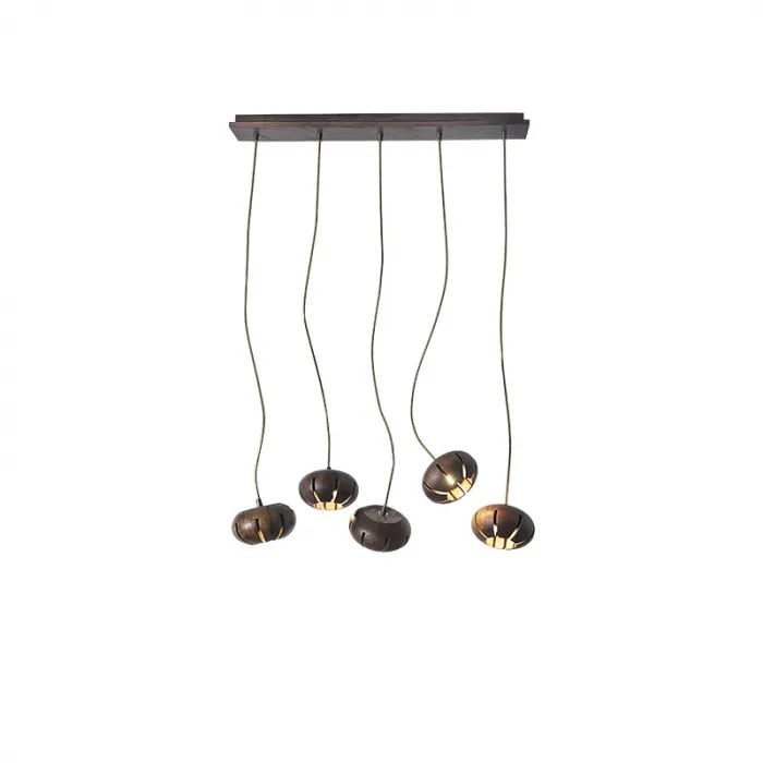 Дизайнерская люстра CAPSULES L70 Dark wood от ImperiumLoft