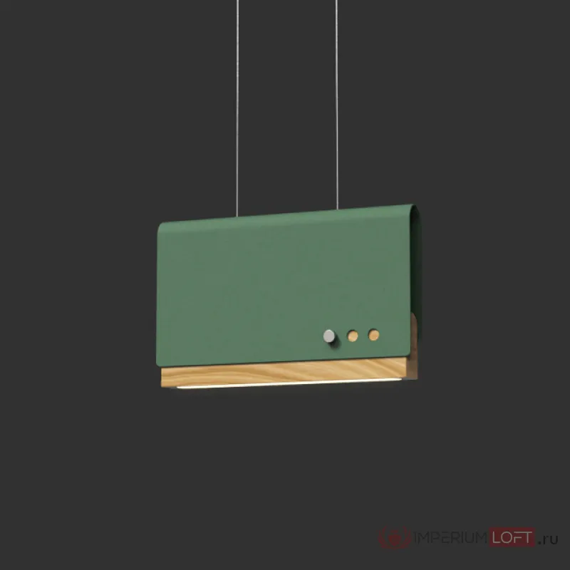 Светодиодный подвесной светильник BOOK 2 H15*25 Green от ImperiumLoft