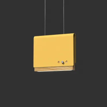 Светодиодный подвесной светильник BOOK 2 H17*21 Yellow от ImperiumLoft