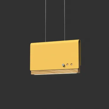 Светодиодный подвесной светильник BOOK 2 H15*25 Yellow от ImperiumLoft