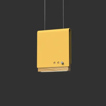 Светодиодный подвесной светильник BOOK 2 H20*17 Yellow от ImperiumLoft
