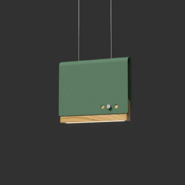 Светодиодный подвесной светильник BOOK 2 H17*21 Green