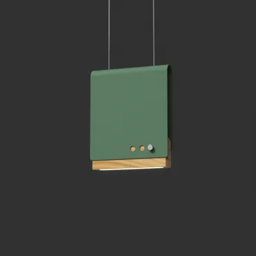 Светодиодный подвесной светильник BOOK 2 H20*17 Green от ImperiumLoft