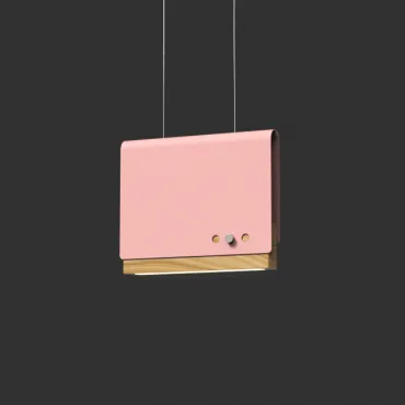 Светодиодный подвесной светильник BOOK 2 H17*21 Pink от ImperiumLoft