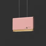Светодиодный подвесной светильник BOOK 2 H15*25 Pink от ImperiumLoft