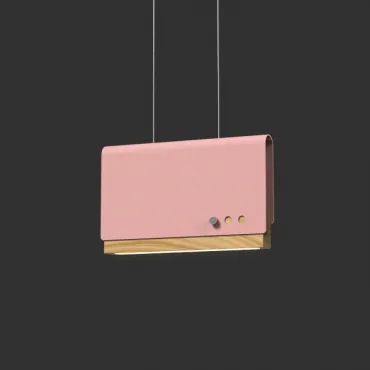 Светодиодный подвесной светильник BOOK 2 H15*25 Pink от ImperiumLoft