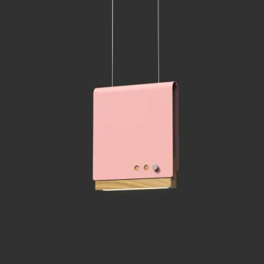 Светодиодный подвесной светильник BOOK 2 H20*17 Pink
