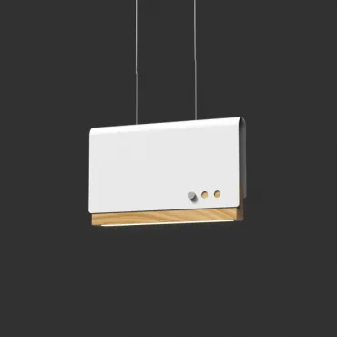 Светодиодный подвесной светильник BOOK 2 H15*25 White от ImperiumLoft