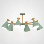 Люстра на штанге OLA D76.5 Green от ImperiumLoft