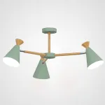Люстра на штанге OLA D60,5 Green от ImperiumLoft