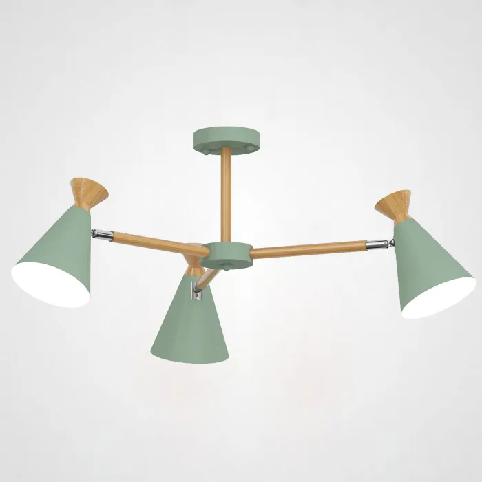 Люстра на штанге OLA D60,5 Green от ImperiumLoft