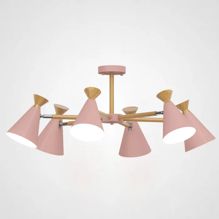 Люстра на штанге OLA D76.5 Pink от ImperiumLoft