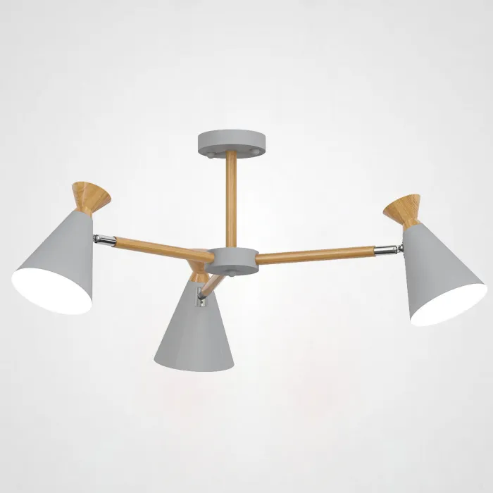 Люстра на штанге OLA D60,5 Gray от ImperiumLoft