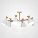 Люстра на штанге OLA D76.5 White от ImperiumLoft