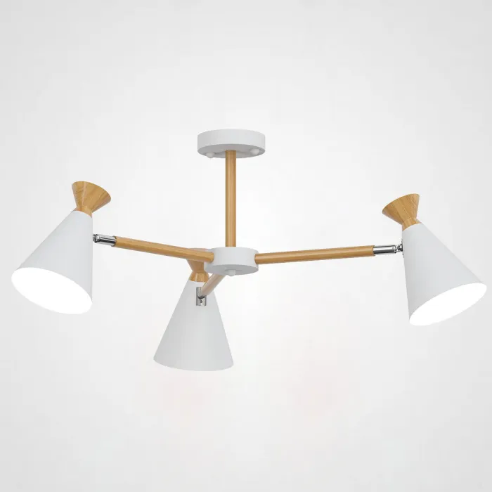 Люстра на штанге OLA D60,5 White от ImperiumLoft