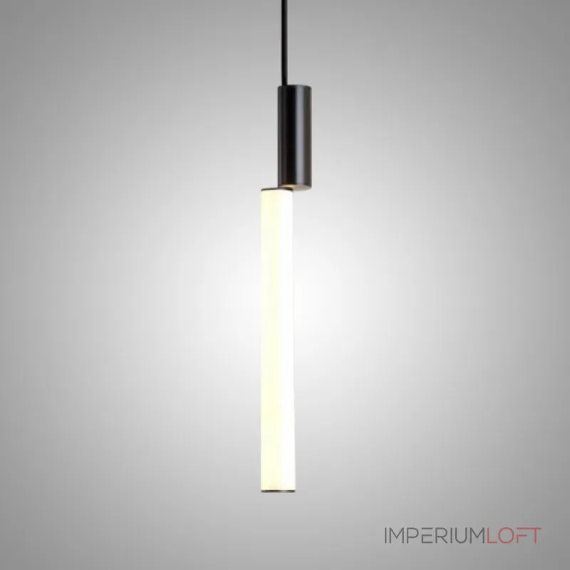 Серия подвесных светильников в виде светодиодных стержней на цилиндрическом основании из латуни TOSSENE Black Серия подвесных светильников в виде светодиодных стержней на цилиндрическом основании из латуни TOSSENE Black