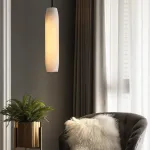 Подвесной светильник удлиненной формы из мрамора ERFURT MARBLE