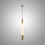 Серия светодиодных подвесных светильников в виде мраморных стержней MARBLE RACK H60 Brass