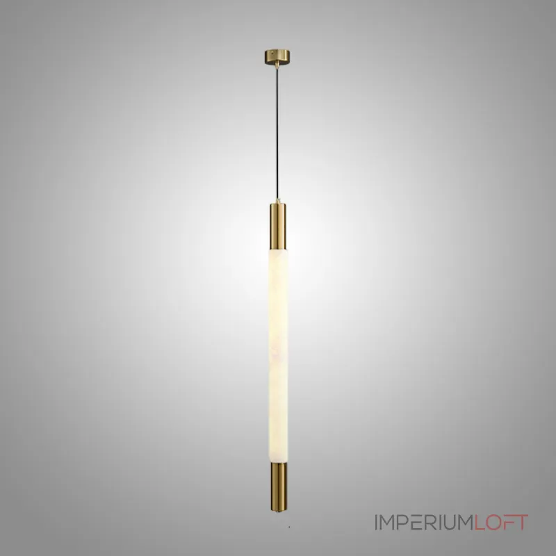 Серия светодиодных подвесных светильников в виде мраморных стержней MARBLE RACK H80 Brass Серия светодиодных подвесных светильников в виде мраморных стержней MARBLE RACK H80 Brass