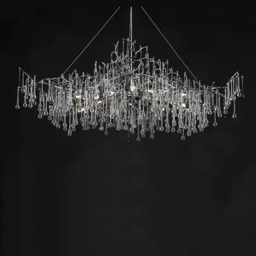 Люстра WATERDROPS WIDE D150 Chrome